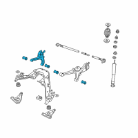 OEM 2004 Pontiac GTO Rear Suspension Control Arm Assembly Diagram - 92095194