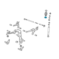 OEM 2004 Pontiac GTO Insulator, Rear Spring Lower Diagram - 92058192