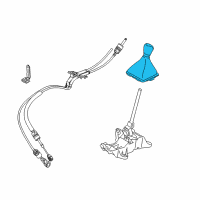 OEM 2012 Ford Fiesta Shift Boot Diagram - BA6Z-7213-A