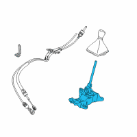 OEM Ford Fiesta Shifter Assembly Diagram - CE8Z-7210-A