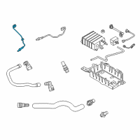 OEM 2019 Ford Mustang Front Oxygen Sensor Diagram - JR3Z-9F472-C