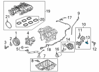 OEM 2021 Ford F-150 SENDER ASY - OIL PRESSURE Diagram - ML3Z-9D290-A