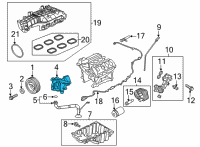 OEM 2021 Ford Expedition Oil Pump Diagram - HL3Z-6600-A