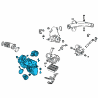 OEM 2015 Honda Accord Case Set, Air Cleaner Diagram - 17201-5K0-A00