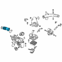 OEM 2014 Honda Accord Tube A, Air Inlet Diagram - 17251-5K0-A00