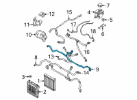 OEM 2022 BMW M5 LINE EXTERNAL RADIATOR Diagram - 17-12-8-747-917