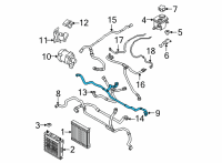 OEM 2020 BMW M5 LINE EXTERNAL RADIATOR Diagram - 17-12-8-747-917