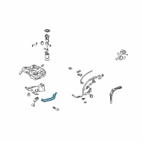 OEM 2010 Pontiac Vibe Mount Strap Diagram - 19185108