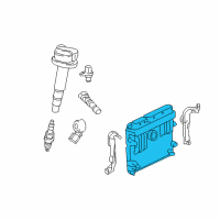 OEM Scion ECM Diagram - 89661-0W172