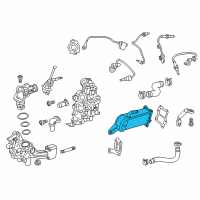 OEM Chevrolet Cooler Diagram - 12641879