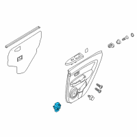 OEM Kia Soul Power Window Sub Switch Assembly Diagram - 935802K000WK