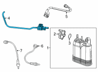 OEM 2021 Jeep Grand Cherokee L Valve-PURGE Control Diagram - 4627973AC