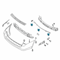 OEM Kia Sedona Sensor Assembly-ULTRASON Diagram - 957004D520UD