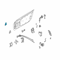 OEM Nissan 350Z Hinge Assy-Front Door Diagram - 80400-CE40A