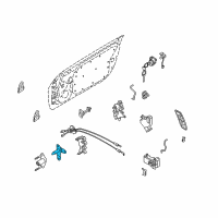 OEM 2005 Nissan 350Z Holder-Rod Diagram - 80520-CE41A