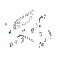 OEM Nissan 350Z Hinge Assy-Front Door Diagram - 80401-CE40A
