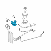 OEM 2003 BMW M5 Exchange Power Steering Pump Diagram - 32-41-2-229-037