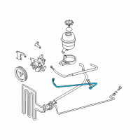 OEM BMW M5 Return Pipe Diagram - 32-41-2-228-868