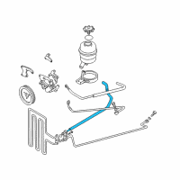 OEM 2002 BMW M5 Pressure Hose Assembly Diagram - 32-41-2-228-867