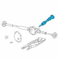 OEM 1998 Dodge Durango Driveshaft Diagram - 4882691