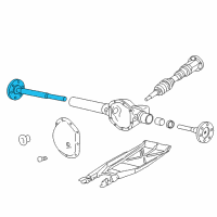 OEM 1997 Dodge Dakota Axle Shaft Diagram - 4882700