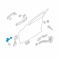 OEM 2009 Hyundai Genesis Checker Assembly-Front Door, LH Diagram - 79380-3M000