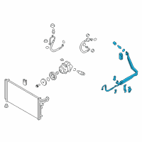 OEM 2016 Kia K900 Suction & Liquid Tube Assembly Diagram - 977753T300