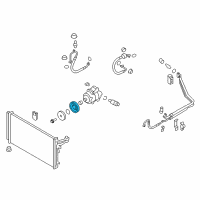 OEM 2016 Kia K900 PULLEY Assembly-A/C Compressor Diagram - 976433T300