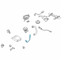 OEM 1999 Nissan Quest Tube Assembly-BPT Diagram - 14750-7B000