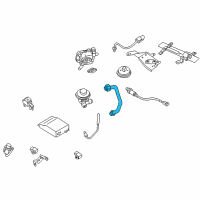 OEM 2002 Nissan Quest EGR - Tube Diagram - 14725-7B505