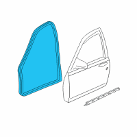 OEM 2002 Chevrolet Monte Carlo Door Weatherstrip Diagram - 10419497