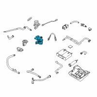 OEM 2004 Lincoln Town Car Purge Solenoid Diagram - F8VZ-9C915-AB