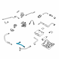 OEM 2006 Lincoln Town Car Tube Diagram - 8W1Z-9D289-A