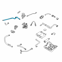 OEM 2004 Lincoln Town Car Hose Diagram - 5W1Z-9K318-AA