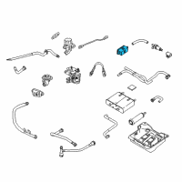 OEM 2004 Mercury Marauder Vapor Separator Diagram - XF2Z-9B328-AA