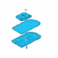 OEM BMW 740Ld xDrive Transmission Oil Pan With Filter Repair Set Diagram - 24-11-7-613-238