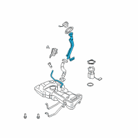 OEM 2009 Nissan Cube Tube Assy-Filler Diagram - 17221-1FC0E