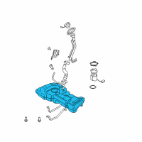 OEM 2014 Nissan Cube Fuel Tank Assembly Diagram - 17202-1FC0A