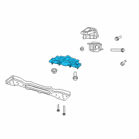 OEM Dodge Nitro Bracket-Transmission Mount Diagram - 52125140AE