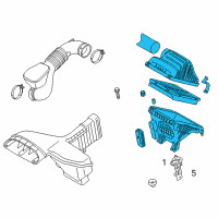 OEM 2011 Kia Optima Air Cleaner Assembly Diagram - 281103R100