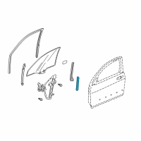 OEM 2007 Acura TL Channel, Front Door Run (Lower) Diagram - 72239-SEP-A01