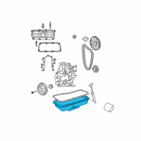 OEM 2009 Chrysler Town & Country Pan-Oil Diagram - 4892386AA
