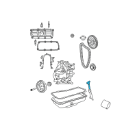 OEM 2009 Chrysler Town & Country Indicator-Engine Oil Level Diagram - 4666139AA