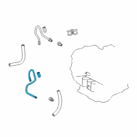 OEM Lexus ES300 Tube, Oil Cooler Outlet, NO.1 Diagram - 32922-33090