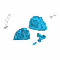 OEM 2019 Kia Niro Lamp Assembly-Rear Combination Diagram - 92401G5110