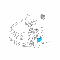 OEM 2012 Toyota Avalon Junction Block Diagram - 82720-07061