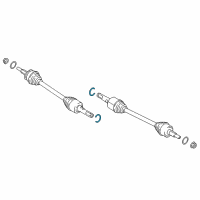 OEM 2018 Ford Expedition Side Gear Kit Diagram - 2L1Z-4B422-CA