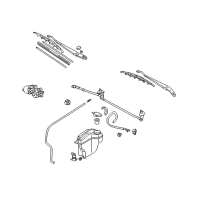 OEM 2012 Toyota Avalon Washer Pump Packing Diagram - 85365-02010