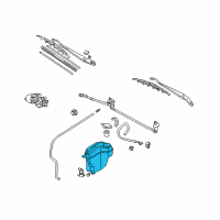 OEM 2001 Toyota Corolla Washer Reservoir Diagram - 85315-02030