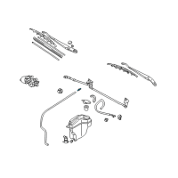 OEM Toyota Washer Hose Joint Diagram - 85377-01010